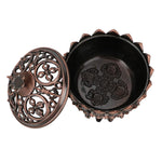 Lotus Shape Sandalwood Censer Incense Holder