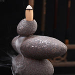 Traditional Ceramic Smoke Waterfall Incense Burner