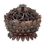 Lotus Shape Sandalwood Censer Incense Holder