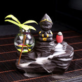 Smoke Mountain River Waterfall Backflow Incense Burner