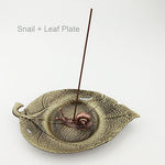 Copper Alloy Decorative Statue Inscription Incense Holder/Burner/Plate Sets