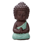 8*4CM Buddhism Litlle Meditation Monk Small Statues