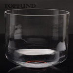 TOPFUND F Note Heart Chakra Clear Quartz Crystal Singing Bowl 10''