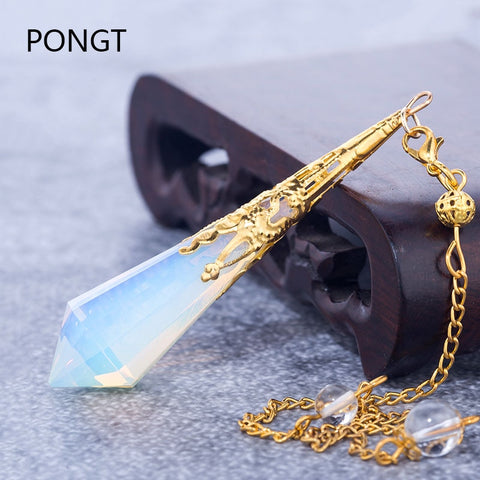 High quality Natural Opalite Stone Pendulum