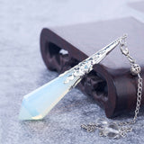 High quality Natural Opalite Stone Pendulum