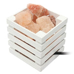 Modern Minimali Crystal Rock Heating Natural Himalayan Salt Lamps