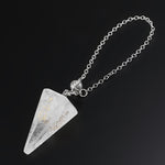 Natural Obsidian Pyramid Stone Pendulum