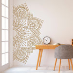 Mandala in Half Wall Sticker Home Decor