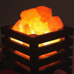 Modern Minimali Crystal Rock Heating Natural Himalayan Salt Lamps