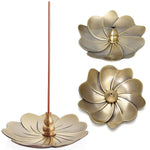 1Pcs Creative Classical Plum Blossom Pure Copper Stick Incense Holder