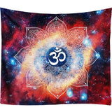 Indian Buddha Statue Meditation 7 Chakra Tapestry Wall Hanging  Mandala Tapestries Wall Cloth