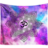 Indian Buddha Statue Meditation 7 Chakra Tapestry Wall Hanging  Mandala Tapestries Wall Cloth