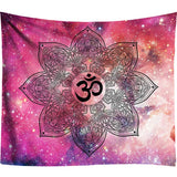 Indian Buddha Statue Meditation 7 Chakra Tapestry Wall Hanging  Mandala Tapestries Wall Cloth