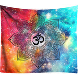 Indian Buddha Statue Meditation 7 Chakra Tapestry Wall Hanging  Mandala Tapestries Wall Cloth